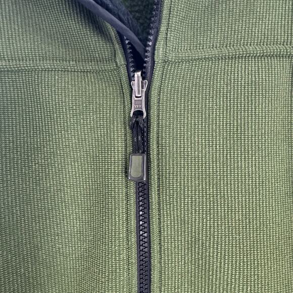 LL Bean Men's Polartec Fleece-Lined Jacket Green Size Small - Picture 2 of 8
